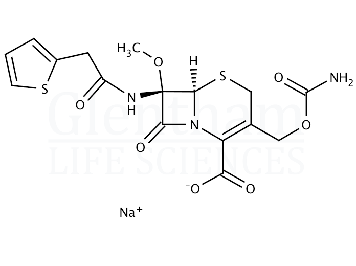 Structure for Cefoxitin sodium salt (33564-30-6)