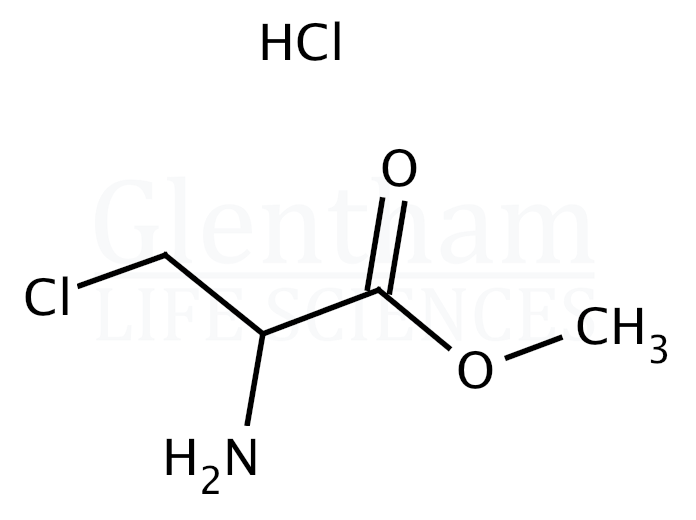 D,L-β-Chloroalanine methyl ester hydrochloride Structure