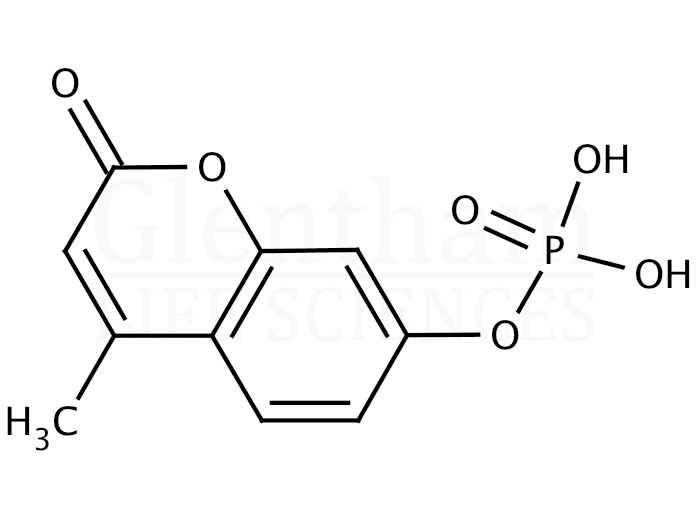 4-Methylumbelliferyl phosphate Structure
