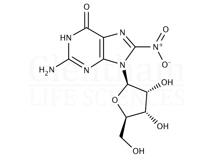8-Nitroguanosine Structure