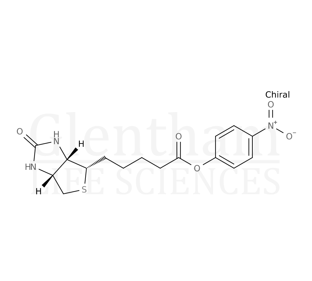 D-Biotin p-nitrophenyl ester Structure