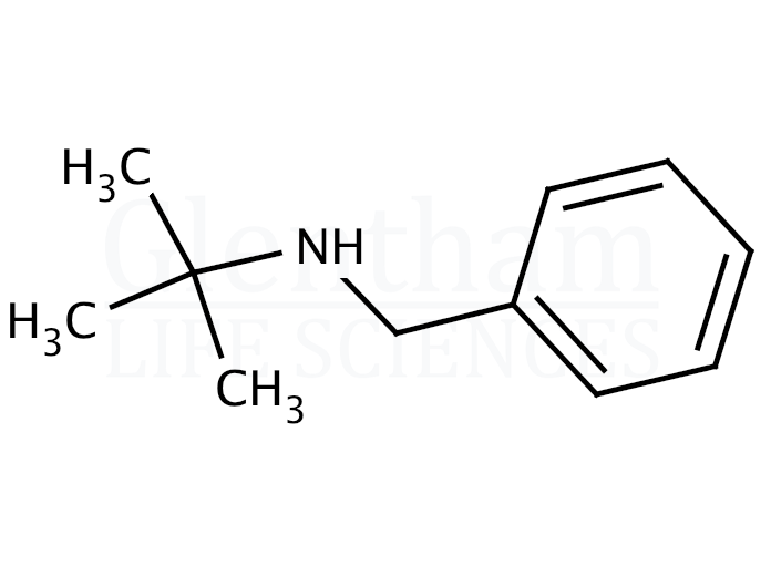 N-Benzyl-tert-butylamine Structure