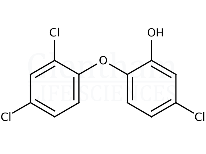 Structure for Triclosan (3380-34-5)