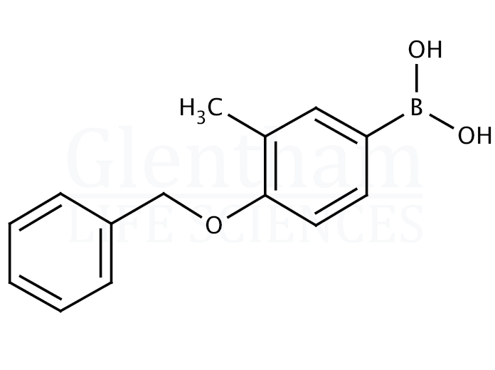 4-Benzyloxy-3-methylphenylboronic acid Structure