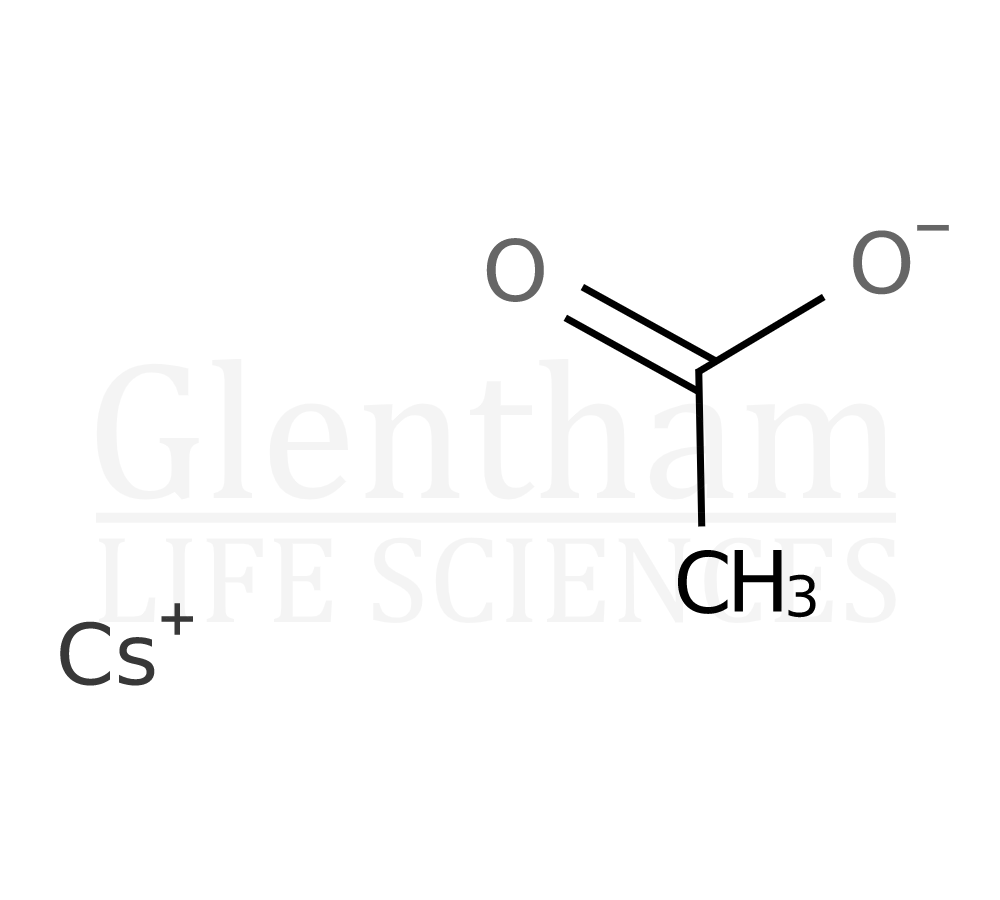 Cesium acetate, 99.9% Structure