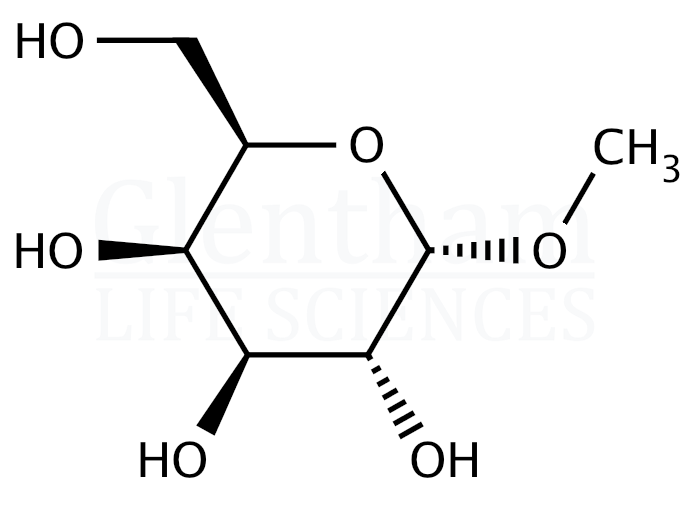 Methyl alpha-D-galactopyranoside Structure