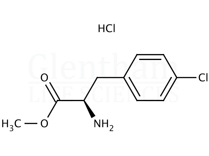 Structure for  4-Chloro-D-Phe-OMe hydrochloride  (33965-47-8)