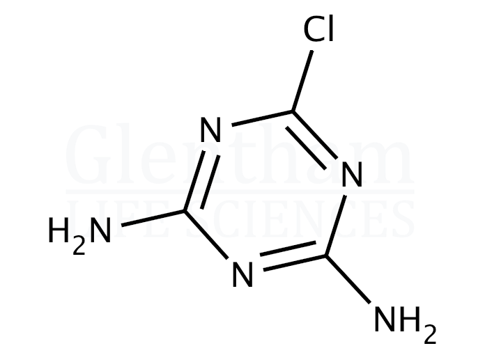 Atrazine-desethyl-desisopropyl Structure