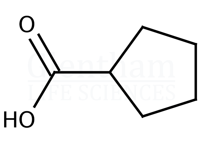 Cyclopentanecarboxylic acid Structure