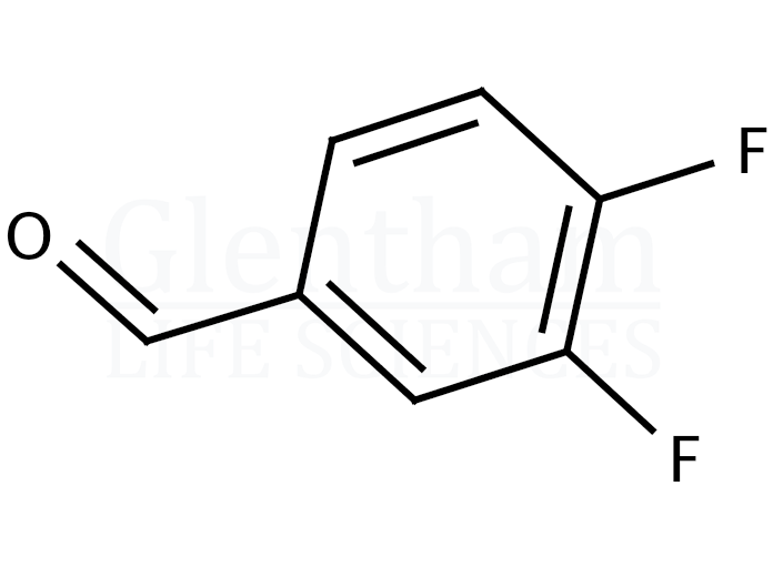 3,4-Difluorobenzaldehyde Structure