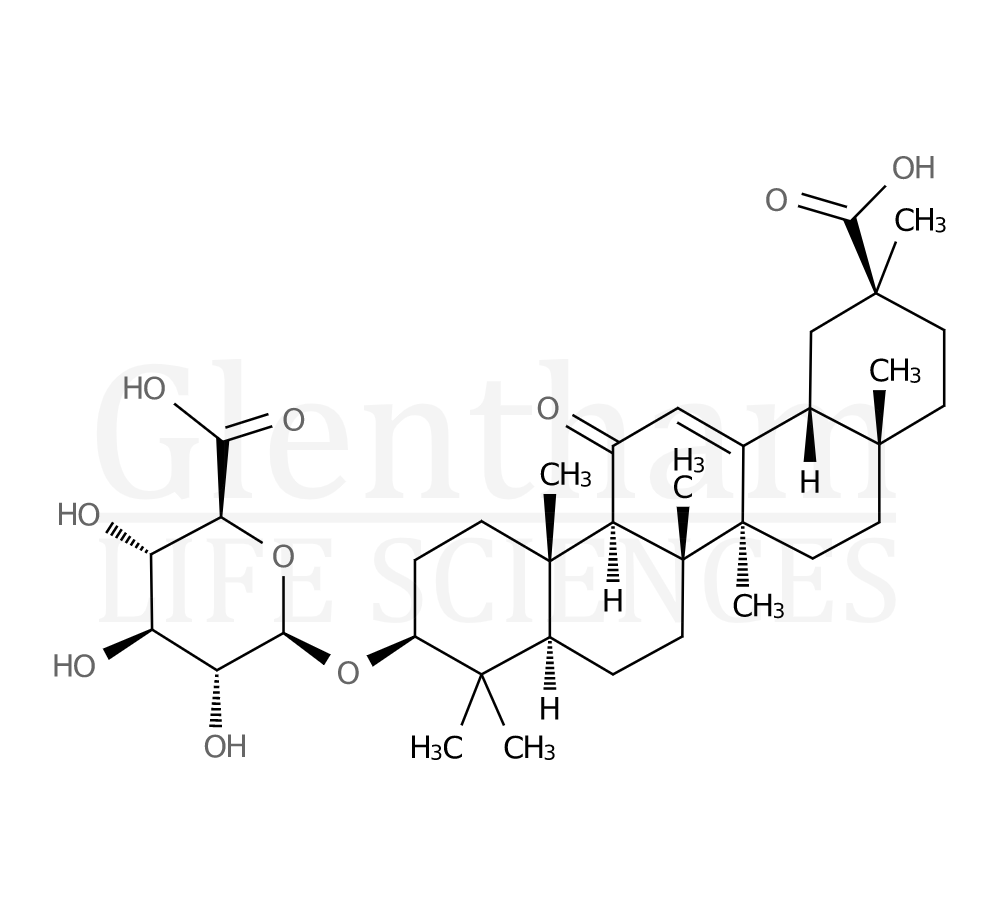 Structure for Glycyrrhetinic acid Monoglucuronide