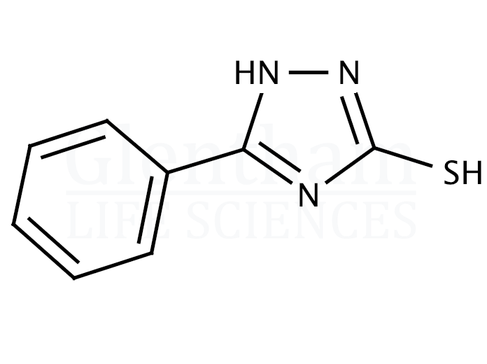 Structure for 5-Phenyl-1H-1,2,4-triazole-3-thiol 