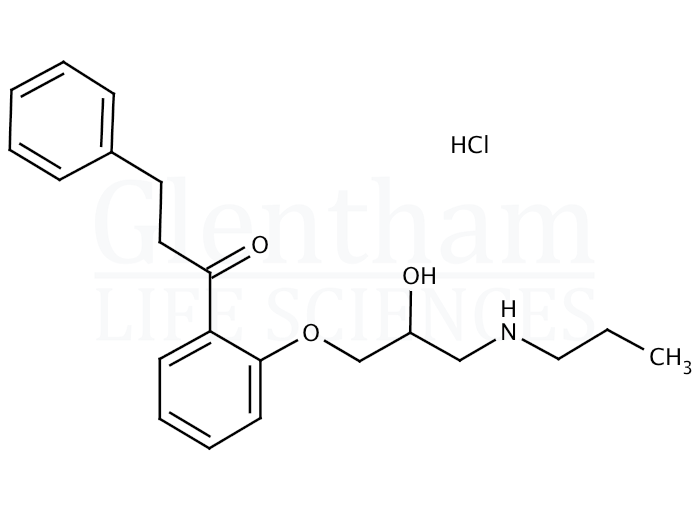 Propafenone hydrochloride Structure
