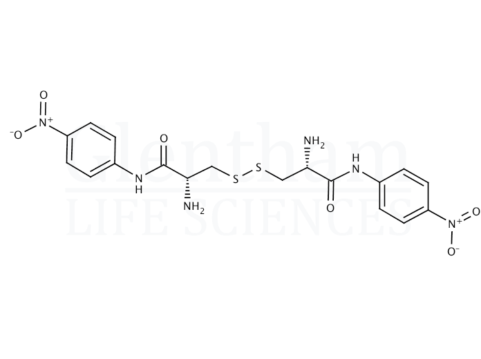 L-Cystinyl-bis-4-nitroanilide Structure