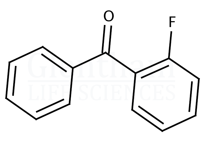 Structure for 2-Fluorobenzophenone