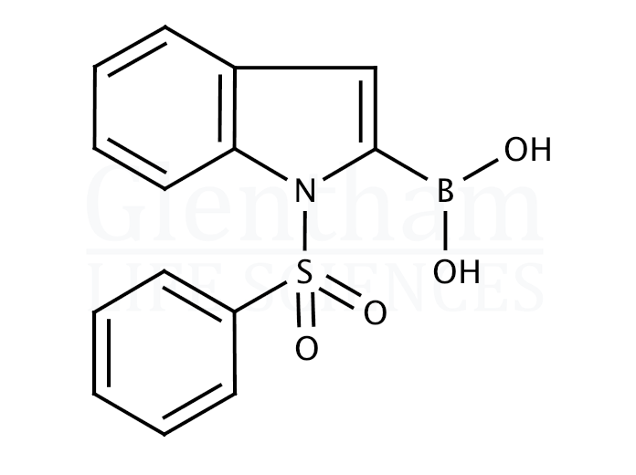 Structure for 1-Phenylsulfonylindole-2-boronic acid