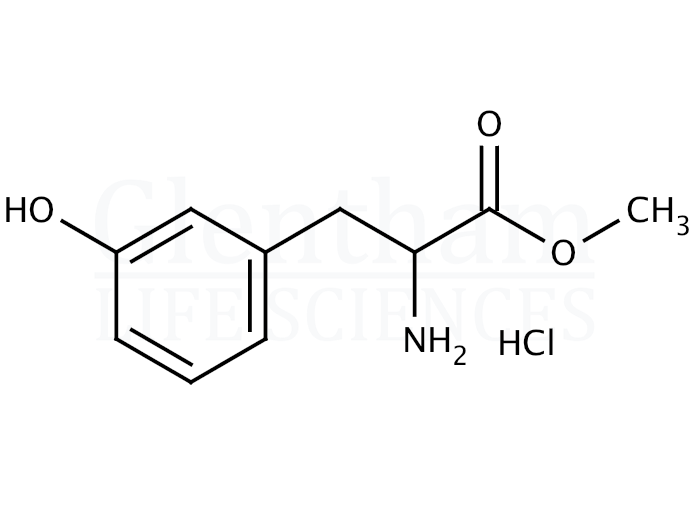 Structure for  D,L-m-Tyrosine methyl ester hydrochloride  (34260-70-3)