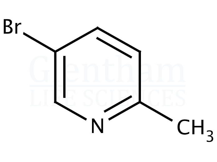 Structure for 5-Bromo-2-methylpyridine (5-Bromo-2-picoline)