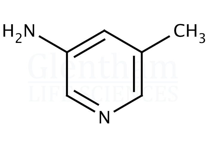 3-Amino-5-methylpyridine (3-Amino-5-picoline) Structure