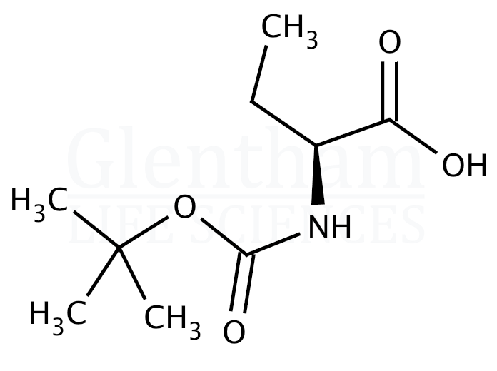 Structure for  Boc-Abu-OH    (34306-42-8)