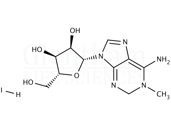 N1-Methyladenosine hydroiodide Structure