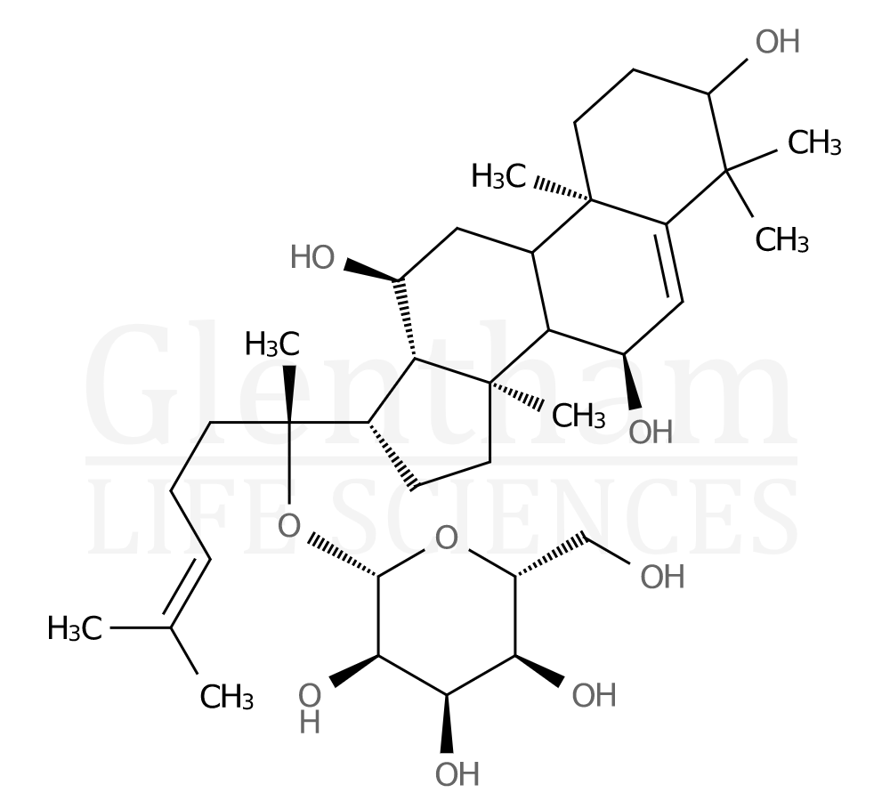 Structure for  Ginsenoside Rh7  (343780-68-7)