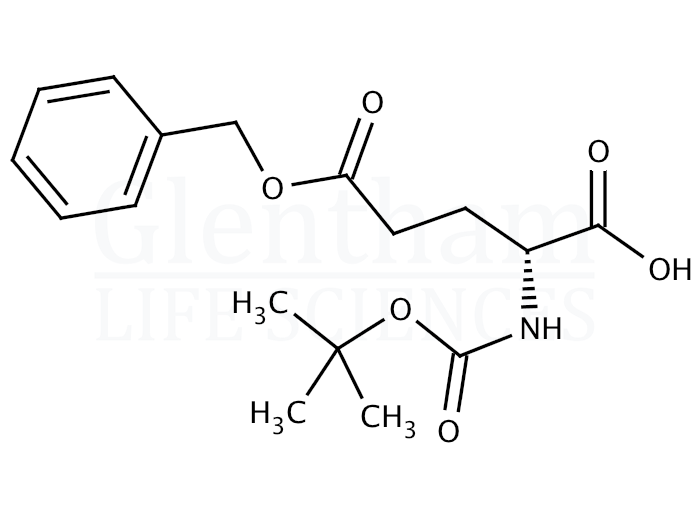 Structure for Boc-D-Glu-OBzl   (34404-30-3)