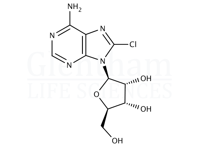 Structure for 8-Chloroadenosine