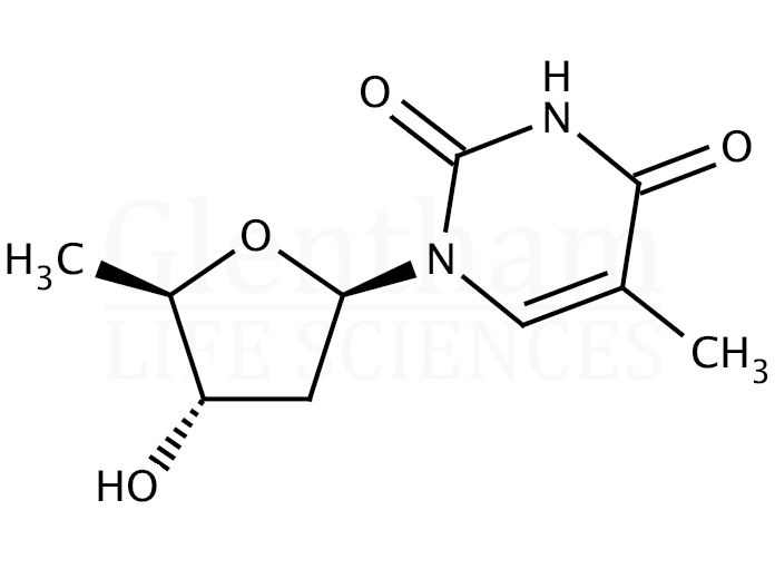 5''-Deoxythymidine Structure