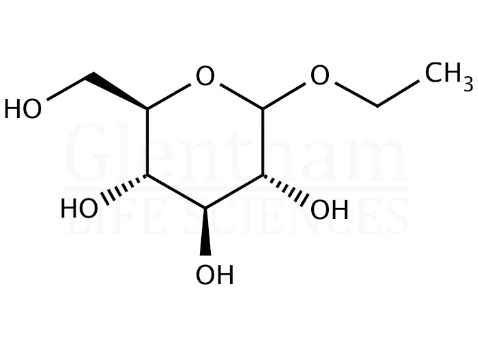 Ethyl a-D-glucopyranoside Structure