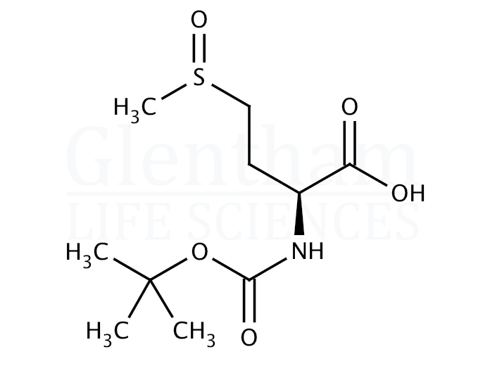 Structure for Boc-Met(O)-OH (34805-21-5)