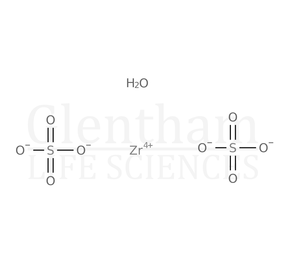 Structure for Zirconium(IV) sulfate hydrate, 99.99+%