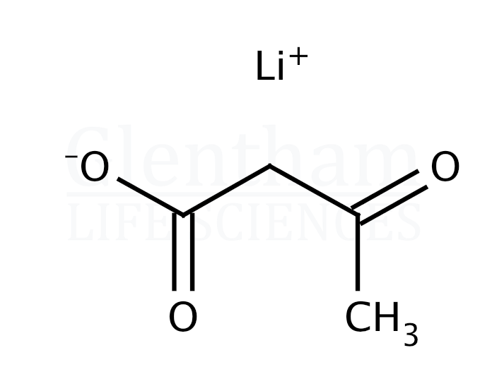 Lithium acetoacetate Structure