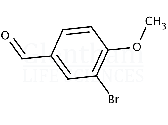 3-Bromo-4-methoxybenzaldehyde Structure