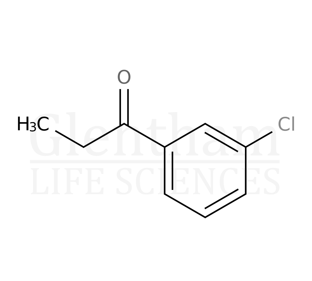 Structure for  3''-Chloropropiophenone  (34841-35-5)
