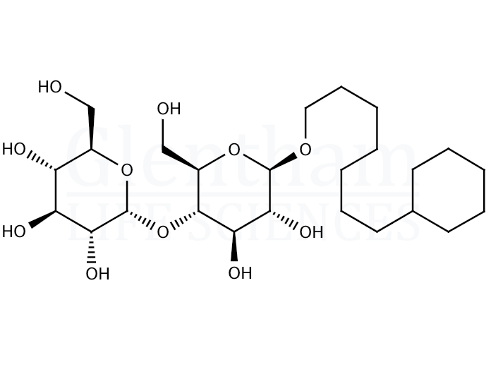 Structure for 7-Cyclohexylheptyl-b-D-maltoside