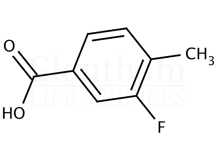 3-Fluoro-4-methylbenzoic acid Structure