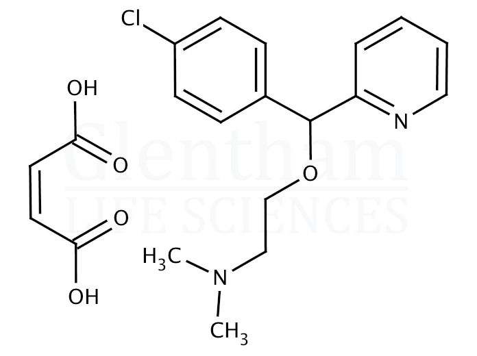 Carbinoxamine maleate salt Structure