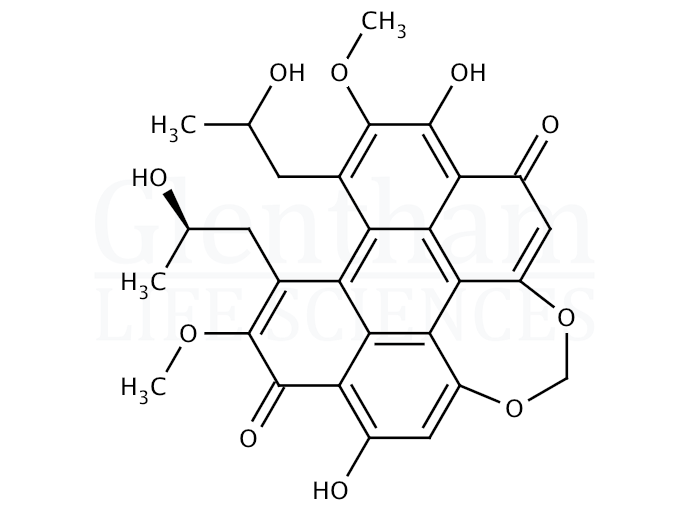 Structure for Cercosporin  (35082-49-6)