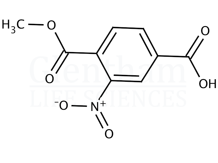 1-Methyl 2-nitroterephthalate Structure