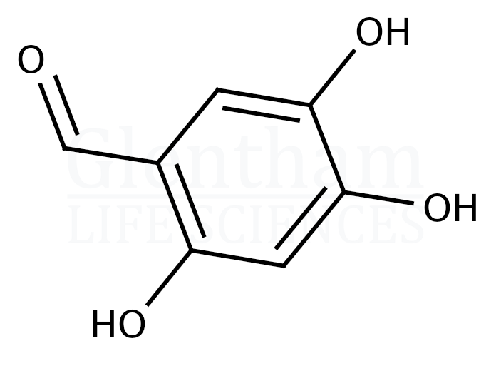 2,4,5-Trihydroxybenzaldehyde Structure