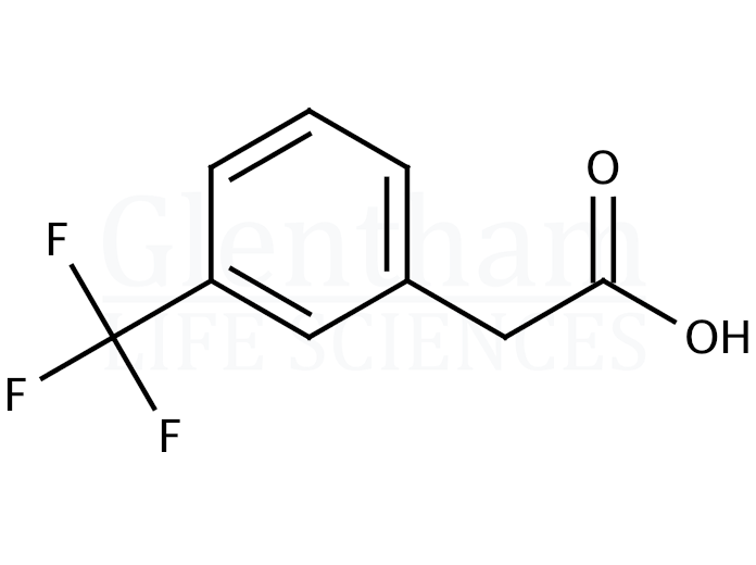 3-Trifluoromethylphenylacetic acid Structure