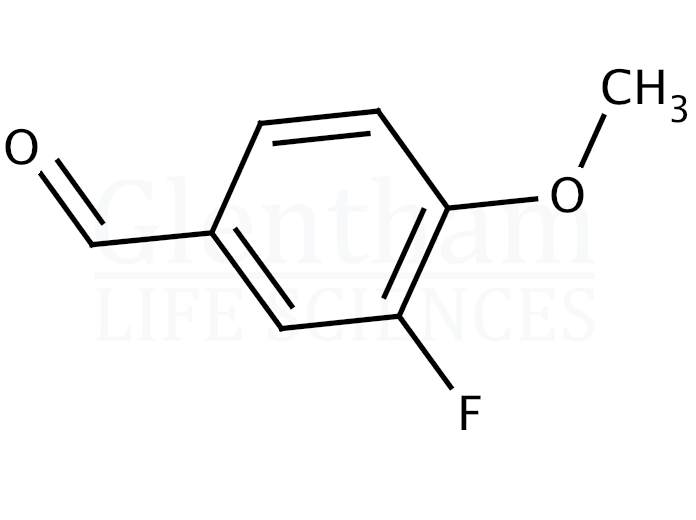 3-Fluoro-4-methoxybenzaldehyde Structure