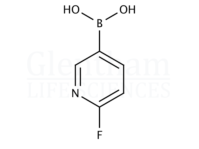 Structure for 2-Fluoropyridine-5-boronic acid