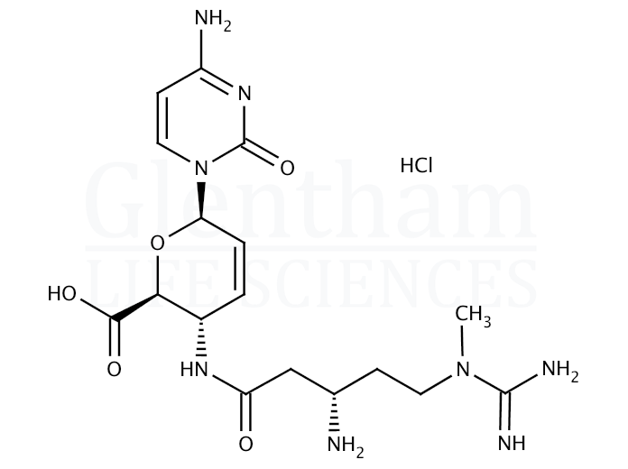 Blasticidine S hydrochloride Structure