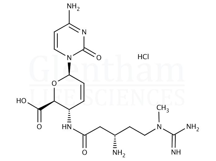 Strcuture for Blasticidine S hydrochloride