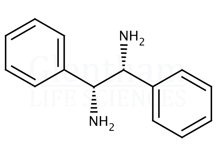 Structure for (1R,2R)-(+)-1,2-Diphenylethylenediamine