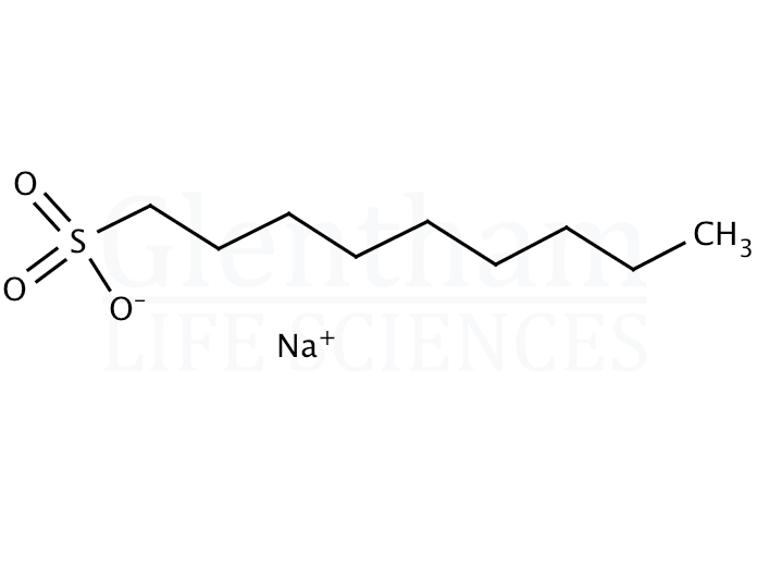 Structure for 1-Nonanesulfonic acid sodium salt