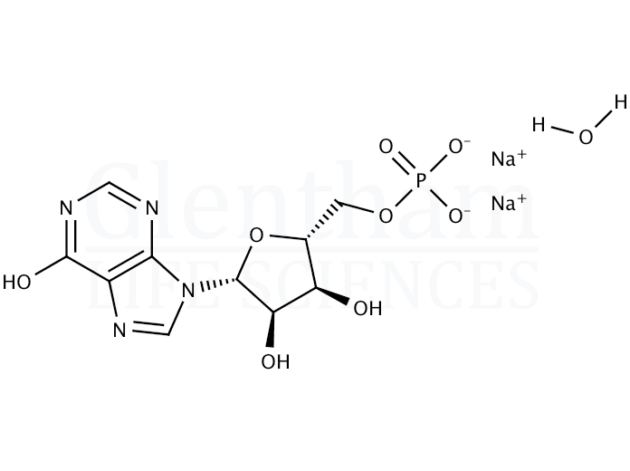 Inosine 5''-monophosphate disodium salt hydrate Structure