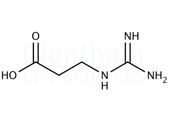 Structure for 3-Guanidinopropionic acid (353-09-3)